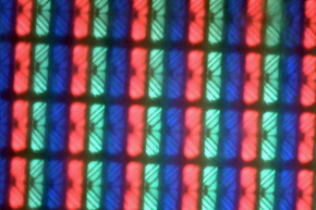 surface of a glare panel