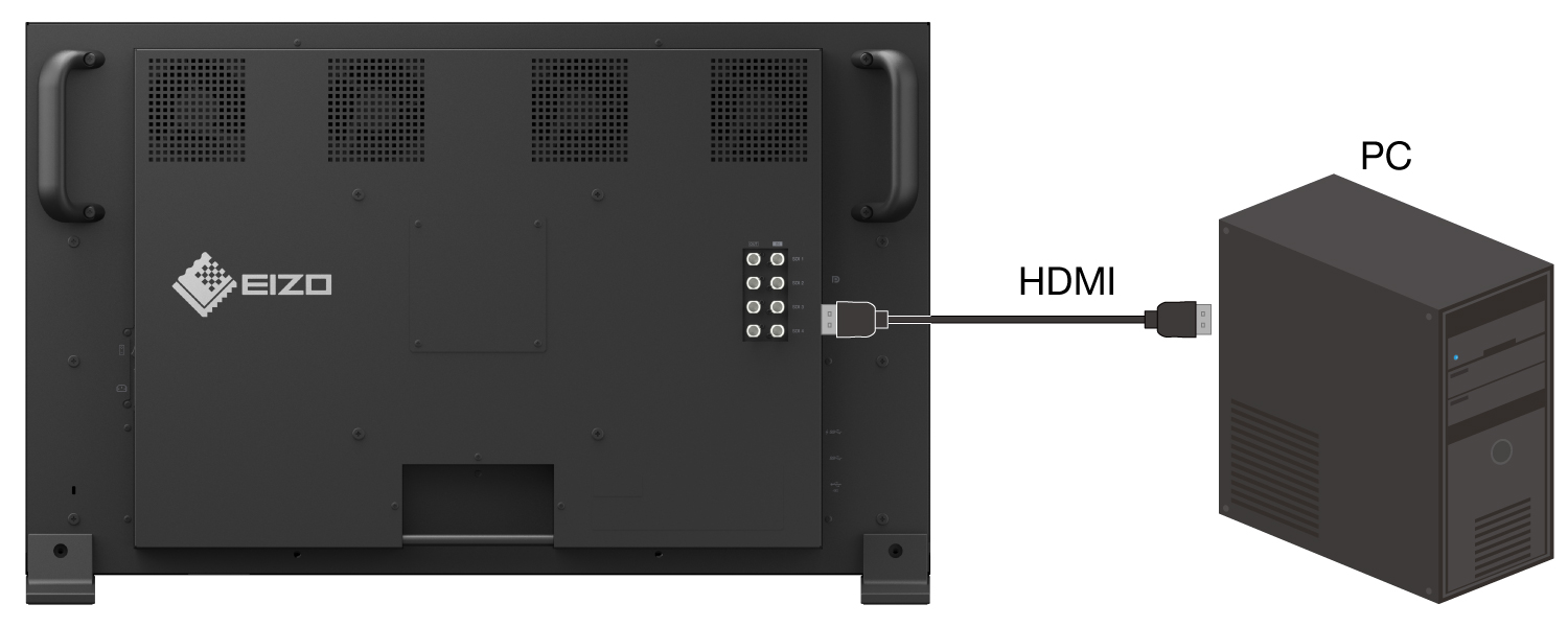 HDMI and DisplayPort Inputs